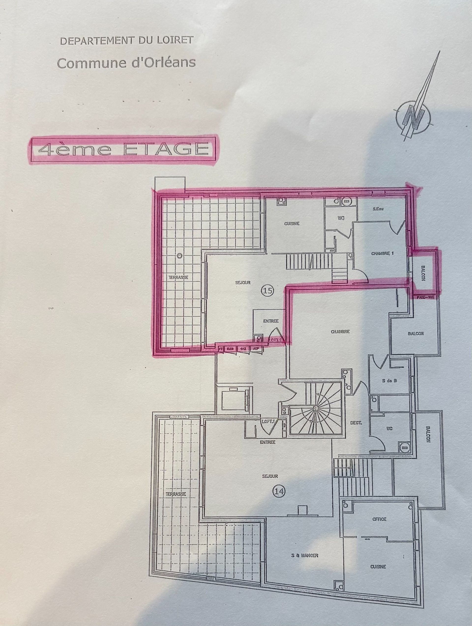 appartement 4 Pièces en vente sur ORLEANS (45000)